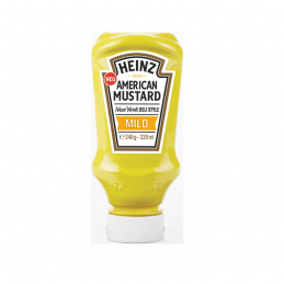 Moutarde douce américaine HEINZ pour Hot Dogs 400ml "Mild mustard"  53330 Sauces Hot-Dog
