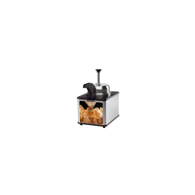 Chauffe fromage avec pompe 3L (bec chauffant)  15100 Cuisson fromage, nachos, chili dog