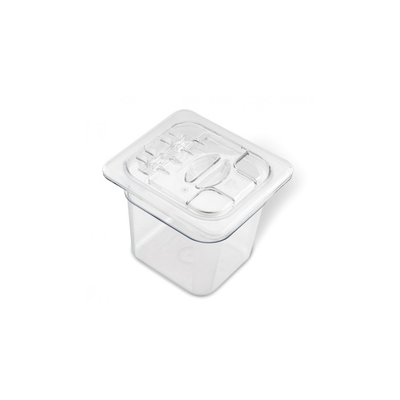 Bac individuel de 2,2 Litres pour GN 1/6 (couvercle non inclus)  82161 Récipients