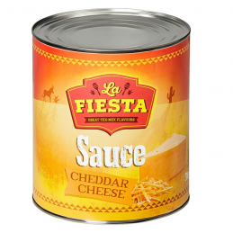 Sauce CHEDDAR originale American Cheese 3Kg "La Fiesta"  53350 Garniture pour Hot-Dog