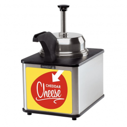 Chauffe fromage avec pompe 3L (bec chauffant)  15100 Cuisson fromage, nachos, chili dog