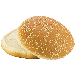 Pains à hamburger au sésame prédécoupés 168 x 75 g - livraison incluse  52300 Petits pains Hot-Dog