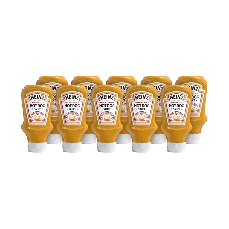 Pack 10 Sauces Hot Dog Heinz 10 x 400 ml