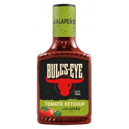 Tomato Ketchup épicé Bull´s Eye Jalapenos 425 ml  53540 Garniture pour Hot-Dog