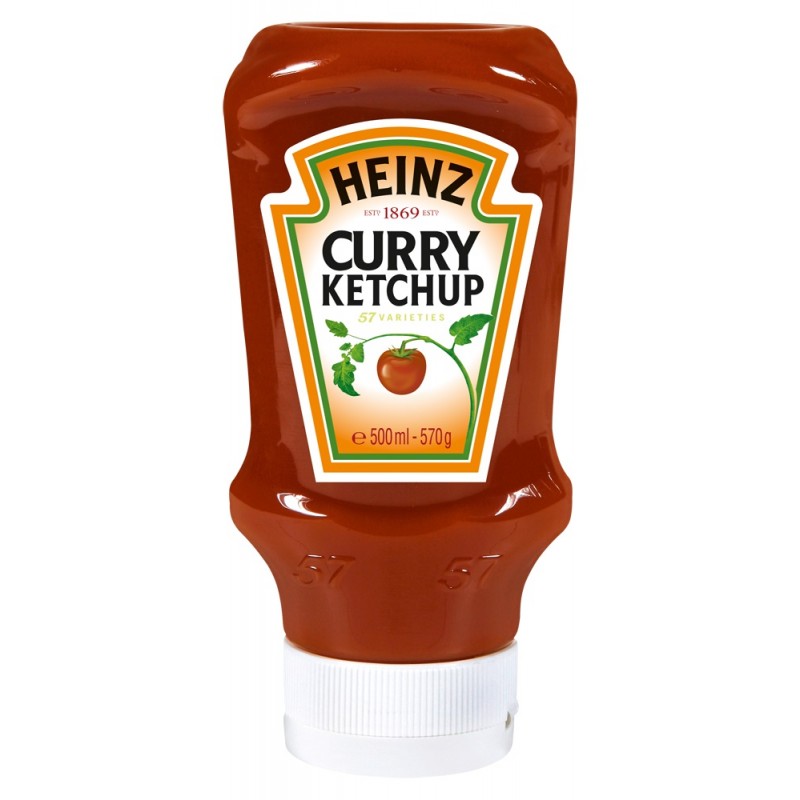 Ketchup au curry HEINZ 500 ml  53325 ÉPICERIE