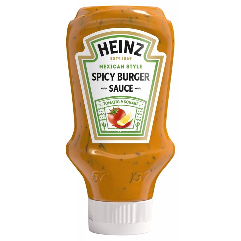 Sauce Mexicaine Heinz "Spicy Burger" 400 ml (épicée)  53601 Sauces Hot Dogs