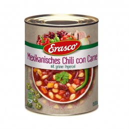 Chili con carne Mexicain ERASCO (800g)  53342 Garniture pour Hot-Dog