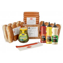 Pack Hot Dog scandinave pur Boeuf 12  50240 Packs Hot-Dog