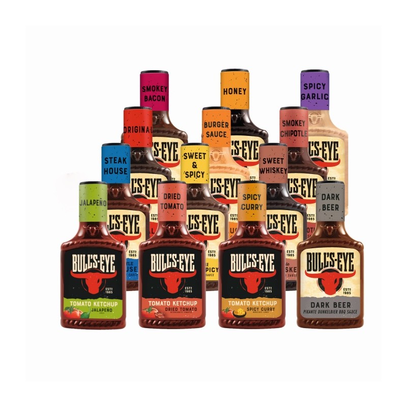 Pack complet Bull's Eye Mix 13 (4,275L)  53599 Sauces Hot-Dog