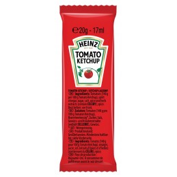 Ketchup tomate HEINZ 100 x 17 ml - Dosette  76006939 Sauces Hot-Dog