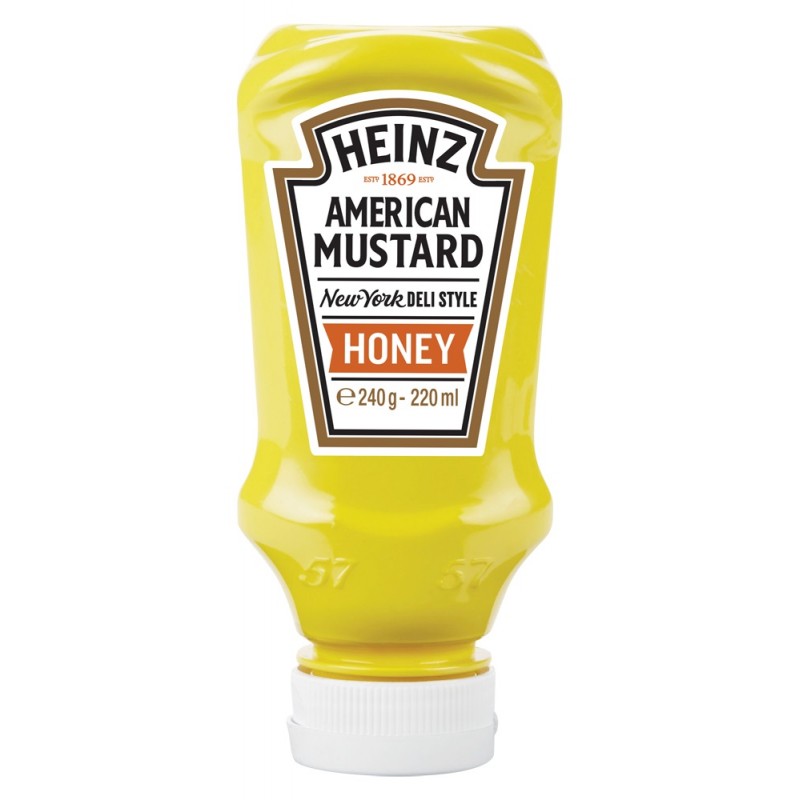 Moutarde au Miel HEINZ 220ml  53583 Sauces Hot-Dog
