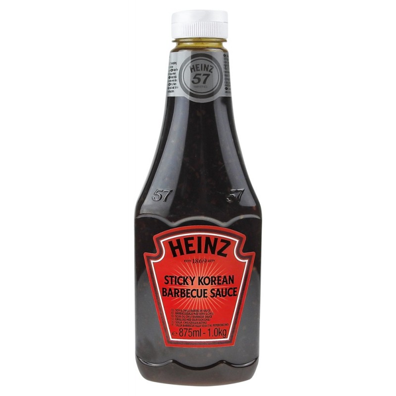 Sauce coréenne "Korean Sticky Barbecue" HEINZ 875 ml  53553 Sauces Hot-Dog