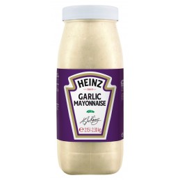 Mayonnaise à l'ail HEINZ - GARLIC MAYONNAISE 2,15 L  53362 Sauces Hot-Dog