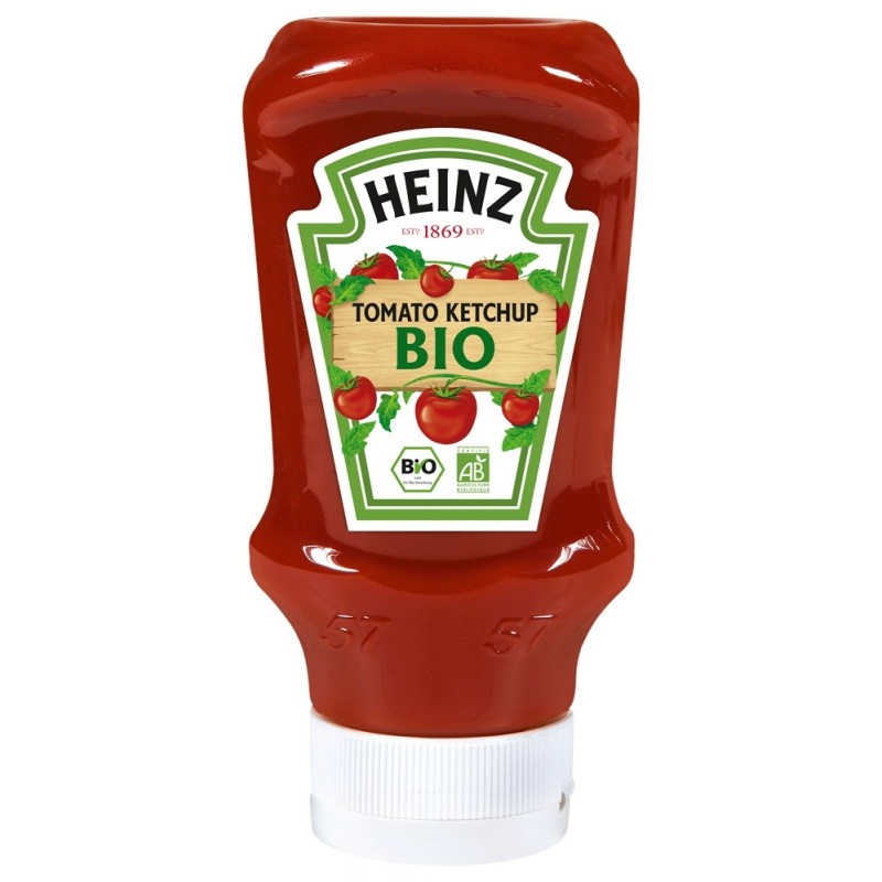Ketchup BIO Heinz 400 ml  53335 Sauces Hot-Dog